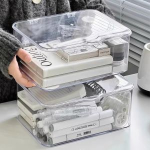 Flip Transparent Acrylic Dust-proof Storage Box