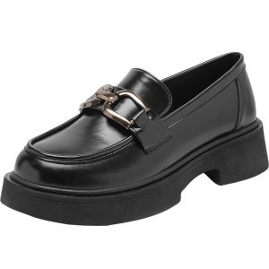 Agsdon | Commuting Loafers for Women Thick Sole Slip On