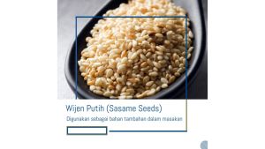 Wijen Putih 100gr Kualitas Import  / WIJEN 100 gr/ Wijen Murah / Wijen / Biji Wijen
