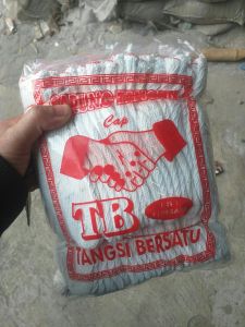 Promo 1 Lusin 12 Pasang ( 24 pcs ) Sarung Tangan Tebal Kain Safety Proyek Hitam Untuk Kerja Kebun Murah Paket Hemat