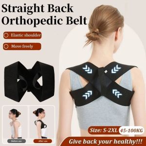 (SG STOCK) Back Posture Brace Hunchback Correction Strap Comfortable Back Support Belt High Elastic Breathable Posture Shoulder Correction