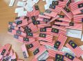 LENCANA JALUR GEMILANG MAGNET| TAG MAGNET BENDERA MALAYSIA |PELAJAR SIZE 5cm x 2.5cm| BENDERA MALAYSIA MATERIAL UV GLOSSY COATING Office Stationery. 