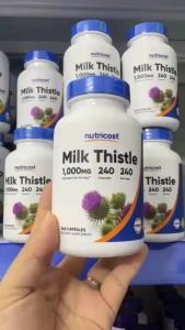 Nutricost Milk Thistle 1000mg – Viên uống hỗ trợ gan khỏe mạnh thanh lọc cơ thể tăng cường sức khỏe