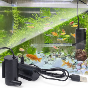 3/1Pcs Micro Submersible Mini Water Fountain Pumps USB Low Noise Water Pump for Aquariums Fishbowl Pond Fountain Hydroponics Garden