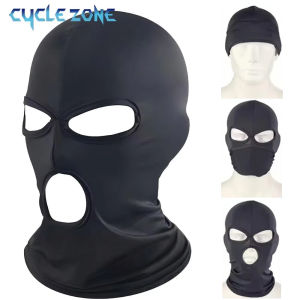 Balaclava 3 Hole Full Face Mask Ski Mask for Men Women Breathable Motorcycle Cycling Riding Sports Balaclava UV Protection Mask