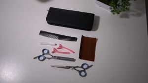 Paket Gunting Rambut Profesional Premium 7 Pcs Stainless Steel