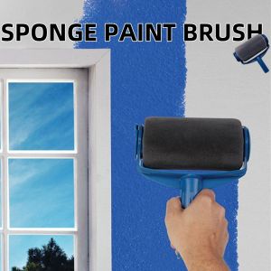1/7PCS Wall Roller Paint Brush Set Expansion DIY Sponge Self Suction Coat Wall Paint Machine Used for Wall Corner Coating Tools