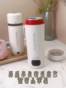 Portable car travel kettle electric water cup insulation constant temperature milk heating business trip small portable kettle insulation cup