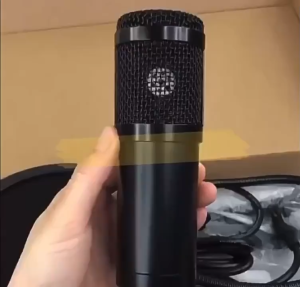 Professional BM800 Studio Condenser Mic Set with V8 Sound Card for Mobile & PC Singing LiveKaraokeRecording