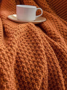 Modern Minimalist Solid Color Knitted Sofa Cover Blanket Air Conditioner Blanket Casual Living Room Decor Sample Room Blanket