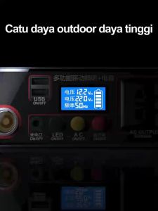 Power Station 300W Storage Power Supply Listrik/220V 300W Power Station Camping Powerbank 167Wh Potable Solar Generator Battery Power Supply Genset Solar/POWER STATION 300W/167WH/50000mah/ Portable Power Station 220V