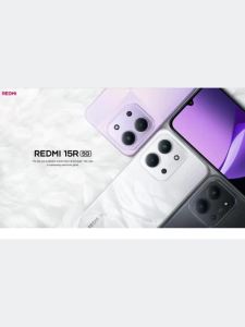 Redmi | 2026 New Redmi 15R Unlocked Dual SIM Mobile Phone 8+256GB 6.9 LCD Display Dimensity Processor 13MP Camera 6000mAh Battery