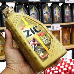 ZIC M7 4T 10W40 ขนาด 1 ลิตร ซิค น้ำมันเครื่อง รถมอเตอร์ไซค์ สังเคราะห์  ZC0008