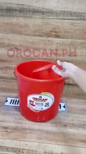 OROCAN PAIL BODY WITH STAINLESS STEEL HANDLE TIMBA BUCKET WATER CONTAINER WATER PAIL