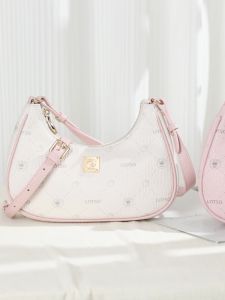 Disney Strawberry Bear Cartoon Pattern Womens Fashion Crossbody Bag Lotso Womens Crossbody Bag PU Leather