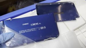 Vỏ Máy Chơi Game Cứng Bảo Vệ Màu Xanh Dương Có Nút Bấm Dành Cho New 3DS XL/LL Phụ Kiện Thay Thế