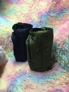 Canvas Tumbler holder/bag w/ pocket for 32-40oz or 1L