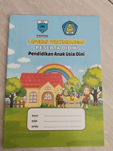 Buku Raport Paud Besar B5 K13 edisi 2024 Bisa Satuan Cetakan tidak luntur Awet dan tahan lama