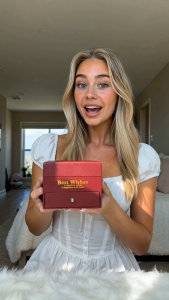 The never-fading rose flower double-layer gift box