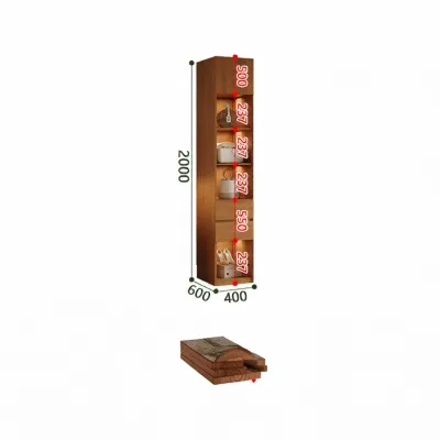 Customizable Oak Solid Wood Wardrobe 18mm