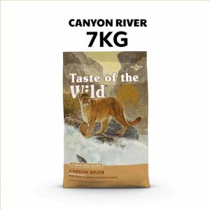 Taste Of The Wild 7KG Original Packing Grain Free( Rocky Mountian & Canyon River) Cat DryFood/Makanan Kucing FREE GIFT