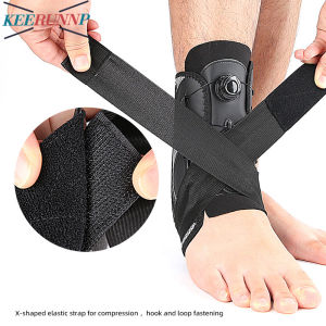 1PCS  Ankle Brace for Sprained Ankleed Velcro Lace Up Ankle Support for Women Men - Ankles Stabilizer for Injury RecoverSports