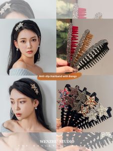 WENZHU | High-end Velvet Headband with Teeth Anti-slip