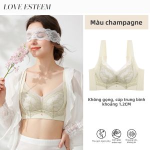 LOVE ESTEEM | Áo Ngực Không Dây Tụ Đỉnh Ren Nâng