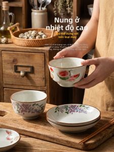 SHELI | Vintage Home Ceramic Dinnerware Set Dishes Bowls Plates