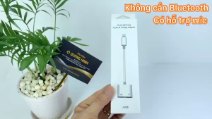 Cáp Chuyển Đổi 2 Đầu Dẹp Sử Dụng IC ZinJack Chuyển Vừa Sạc Vừa Cắm Tai nghe-LANJAD