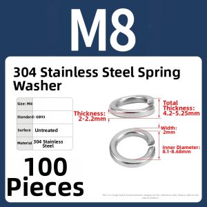 BAIRUITE | Strengthened Stainless Steel Spring Washer