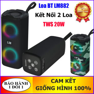Loa Bluetooth 5.0 LM882 Công suất 20W kết Nối 2 Loa Cùng Lúc - Bass Cực Mạnh -Hàng Nhập Cao Cấp