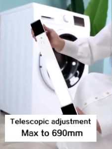 1pair 400KG Washing Machine Stand Roda Dryer Roller Base Fridge Stand Wheel