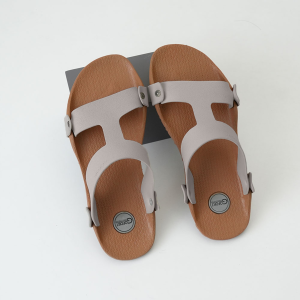 Gofort Borealis Slide Sandal Slip On Pria Warna Sand Antik Anti Licin dengan Sol Kuat - Ukuran 39-44