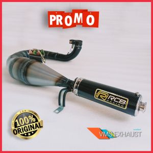 Knalpot Vespa Racing 2tak Buang kiri