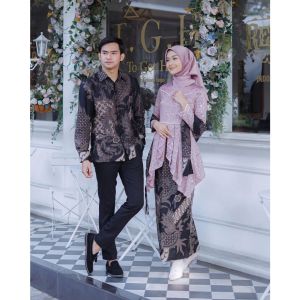 Kebaya Couple Moderen Wisuda Lamaran Tunangan Batik Baju Couple Kondangan Terbaru  VANILLA SERIES