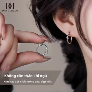 DAISY DREAM | High-Grade 925 Silver Hoop Earrings