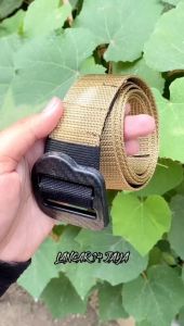Agen Ikat Pinggang Tactical Pria Nylon Kanvas Kepala Besi Sabuk Pria Canvas Gesper NYLON Men Belt