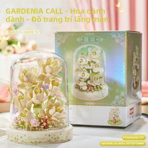 Hộp Nhạc Quay Tự Chế Có Hoa Bảo Quản Elegance Fairy