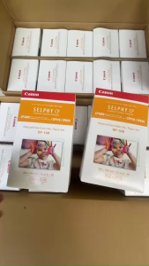 Giấy Canon RP108in cho máy in Cp1000Cp1200Cp1300Cp1500Cp910.v.v. gồm 2 băng mực + 108 tờ giấy