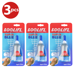 Super strong adhesive instant quick-drying cyanoacrylate adhesive leather rubber wood metal strong adhesive liquid glue tool