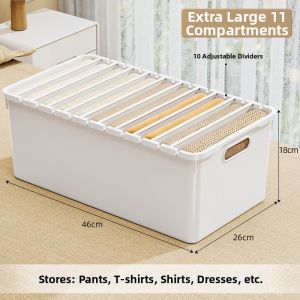 XUNHUAI | Multi-layered Pants Closet Organizer Storage Box