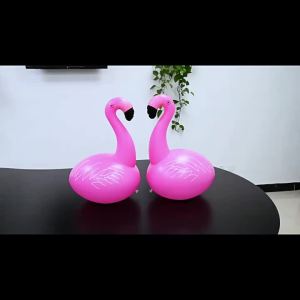 Đèn LED Nổi Hình Chim Hồng Hạc Năng Lượng Mặt Trời Chống Nước IP67 Phát Sáng Trang Trí Cho Sân Vườn Tiệc Hồ Bơi