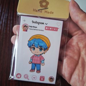 Kpop Demon Hunters Ref Magnet | Anime Scene Design | Unique Sintra Board Art | High-Quality Print K-pop Collectible Gift