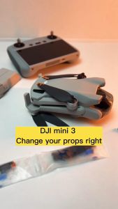 DJI Mini 3 Low Noise Propellers Blades - Original Set with Screws - Spare Part for DJI Drone - Cameras Drones