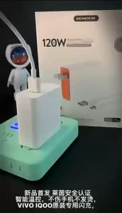 YF 3C Vivo 120W Flash Chargerชุดชาร์จX90 90Pro X100 Dual Type-C 6A iQOO7 8 9Pro 10 Neo7 ของแท้ รับประกัน1 ปี