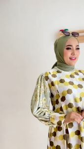 Zahira1808 Hameela 2 Gamis Bahan ArmaniSiilk Gamis Murah Trendi Baju Syari Muslim Wanita Ibu Terlaris Baju Pesta Adem Nyaman Di Pakai Real pict