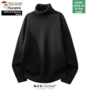 TUCANO | Mens Pure Cotton High Neck Sweater L