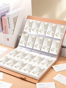 Loose-Leaf Business Card Holder Storage Book Large Capacity Card Holder Membership Card Package Collection Book ID Card Exhibition Business Card Notebook 1000 Card Book Business Card Book Favorites Card Book