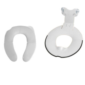 Foldable Toilet Seat For Children Flip & Sit Potty Seat Attaches to Toilet Securely Space Saving Design Fits Most Toilets